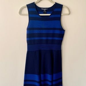 Scoop NYC Blue A-Line Dress, Size Small